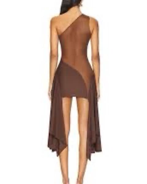 Sketch-Y Tricot Mesh Dress - Image 3