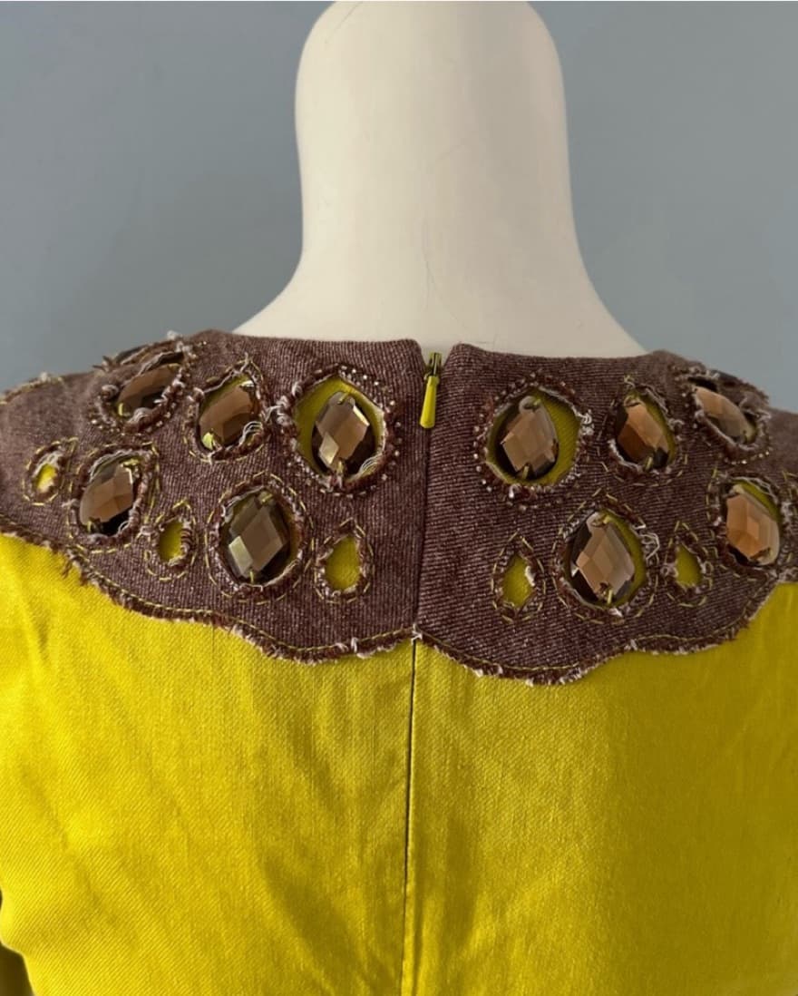 Tory Burch Gem Collar Shift Dress - Image 4