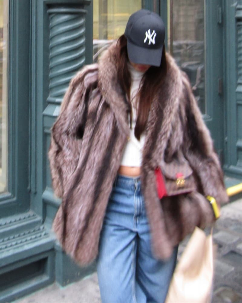 Plush Real Fur Coat - Image 1