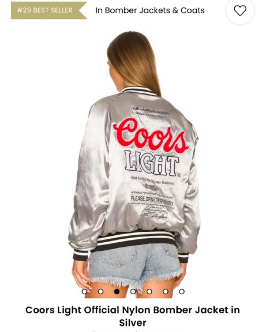 Coors Light bomber Jacket - Image 2
