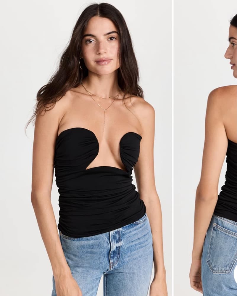 Dominique Wire Bustier Top - Image 1