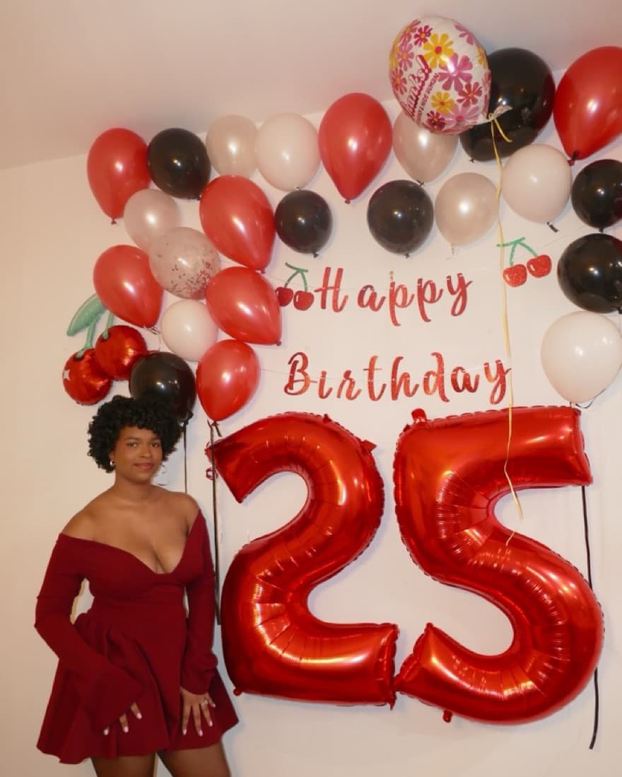 Red Off The Shoulder Mini Dress - Image 1