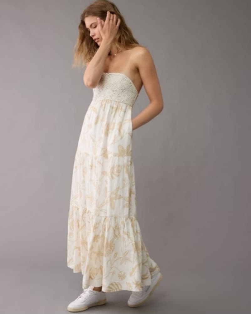 Strapless Beachy Vacation Dress - Image 1