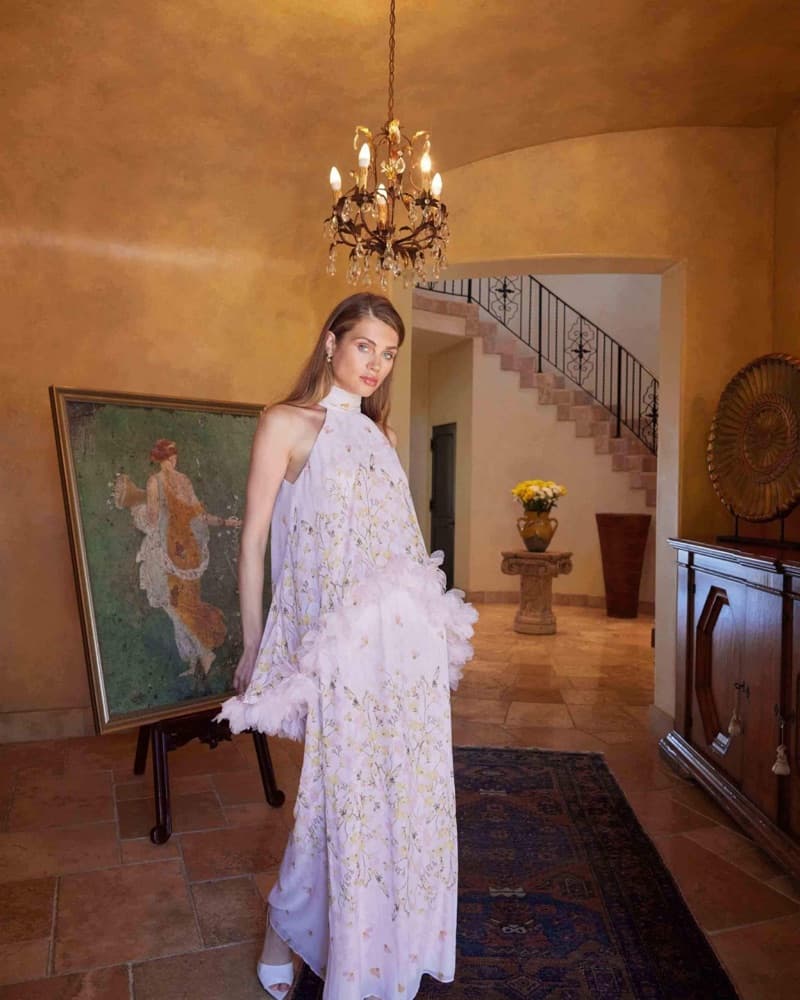 ELLIATT Tulsia Floral Cape Maxi Dress - Image 2