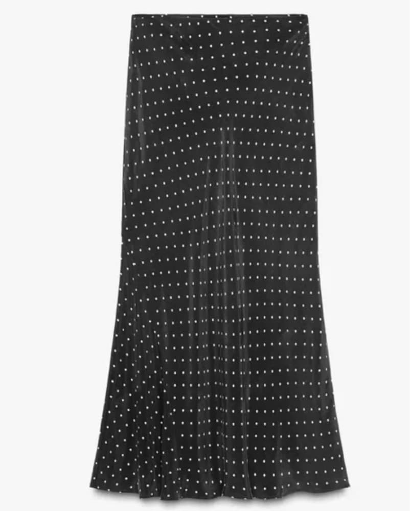 Polka Dot Maxi Skirt - Image 1