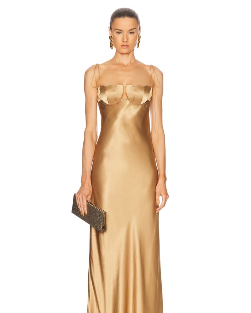 Anna October - Tulip Maxi Dress in Gold - Image 1