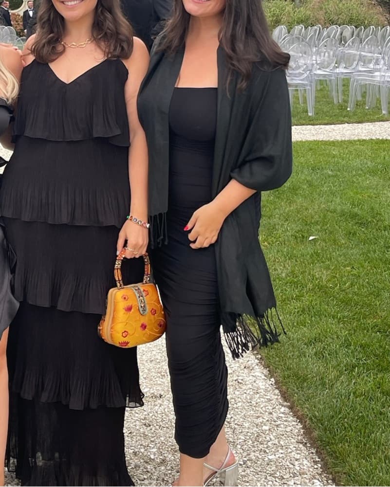Black AFRM Rouched Dress - Image 2