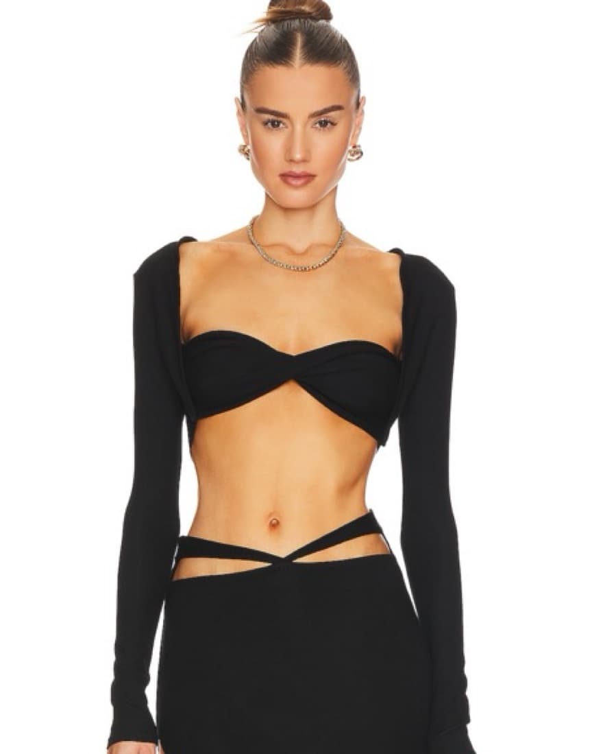 Lama Jouni Long Sleeve Crop Top - Image 1