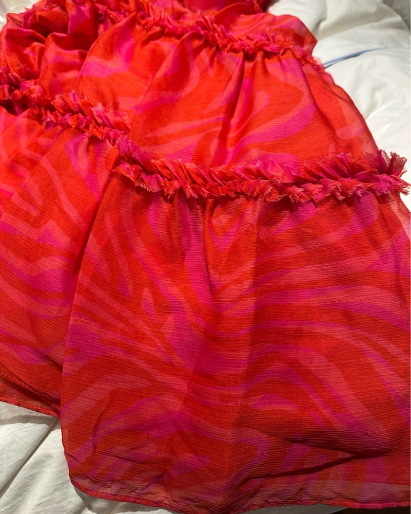 ALEXIS dress - Pink And Red Gown - Image 3