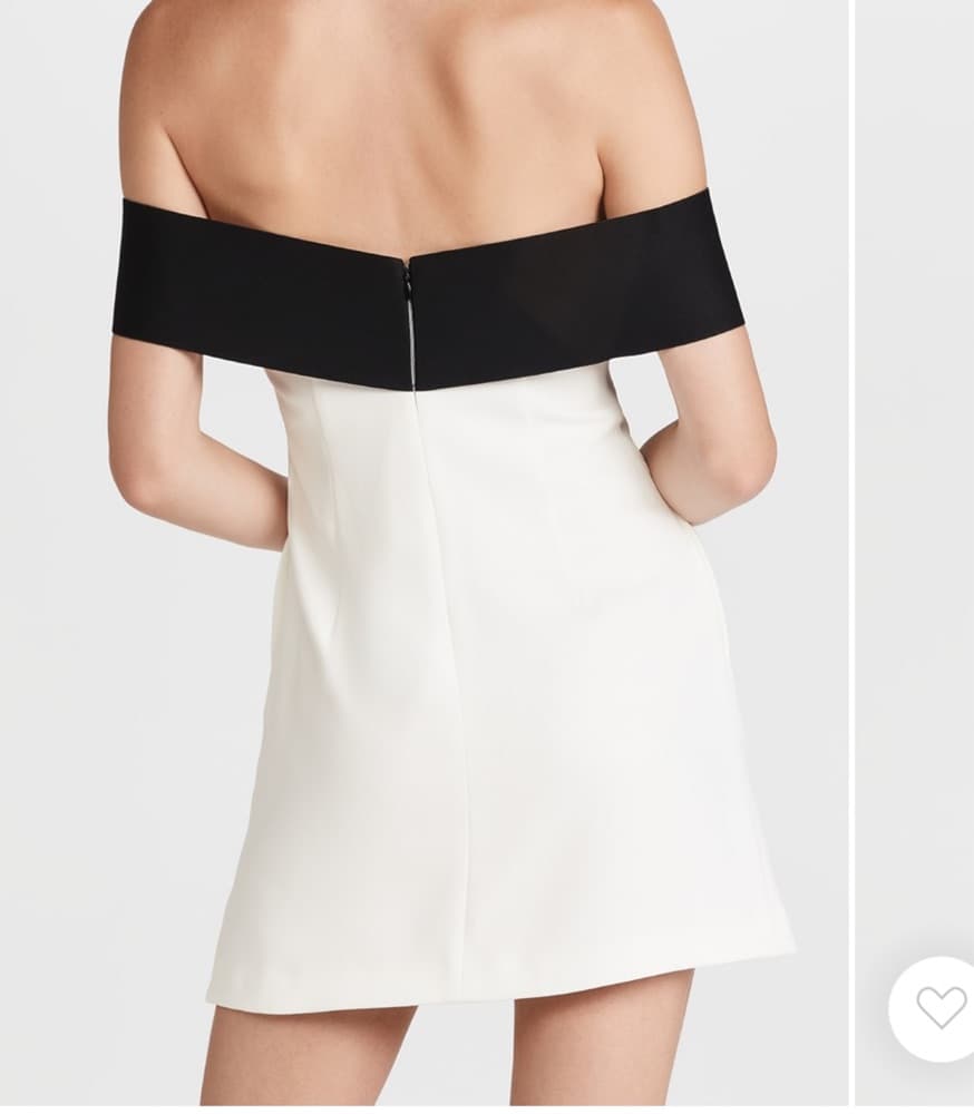 Self Portrait Off Shoulder Bow Dress - Image 5