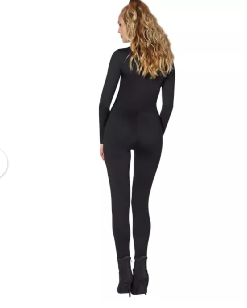 Black Zip Up Catsuit - Neverworn - Image 2
