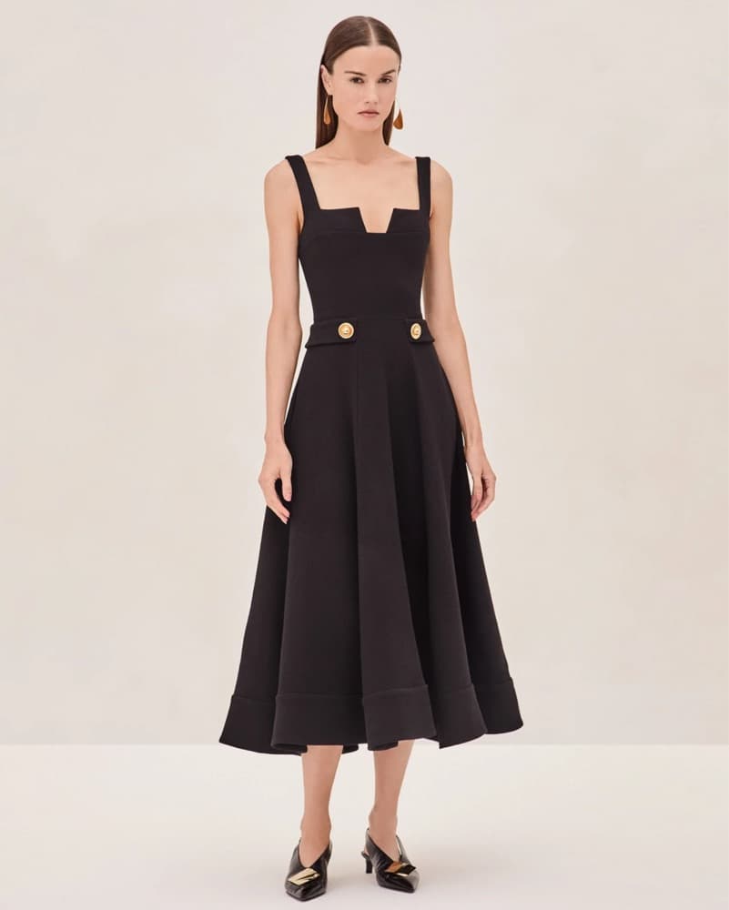 Alexis Fiore Dress In Black - Image 1