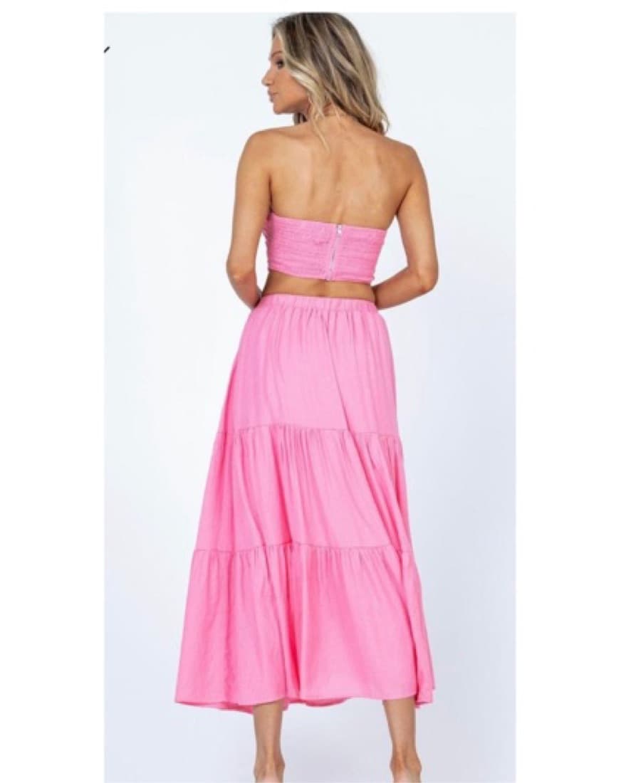 Princess Polly Pink Maxi Skirt Set - Image 2