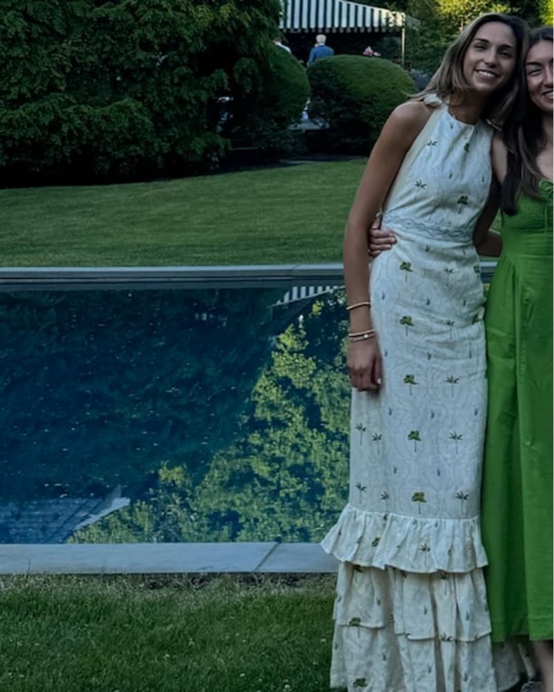 Agua Bendita Beige Halter Maxi Dress - Image 3