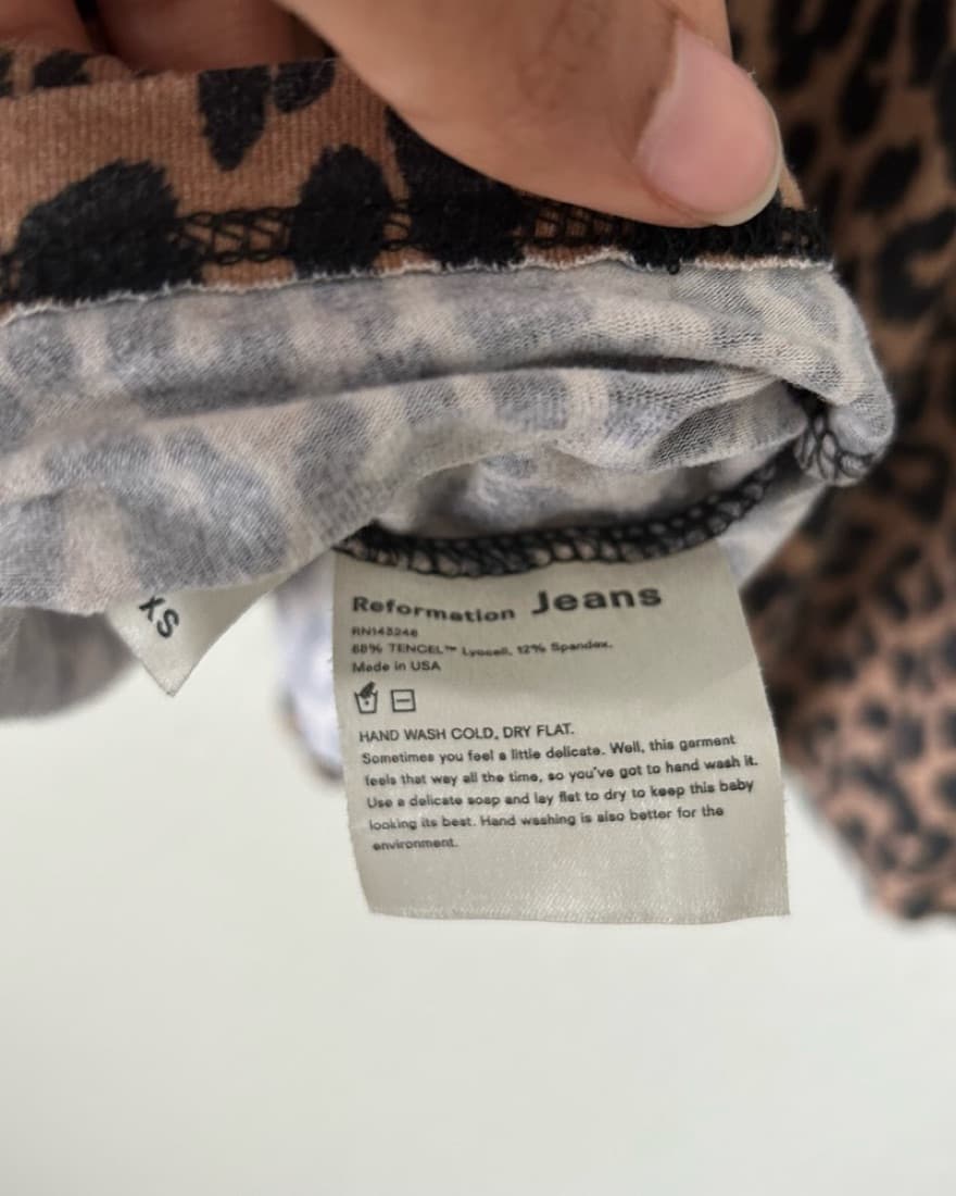 Reformations Jeans Echo Dress in Cheetah - Image 5