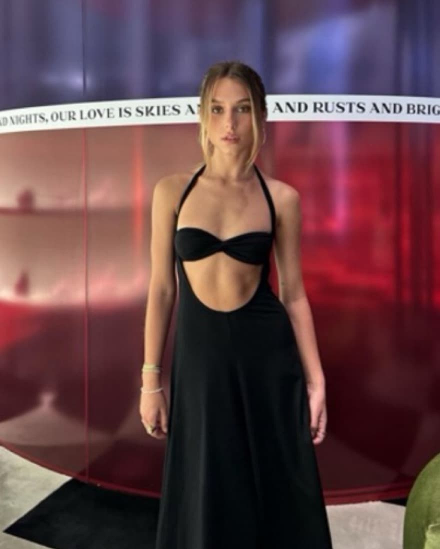 Beaufille Black Cut Out Dress - Image 1