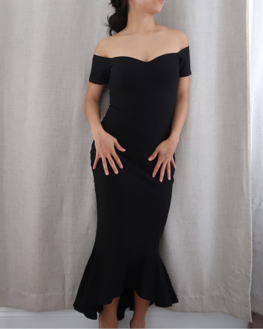 Off The Shoulder Midi Dress - Image 4