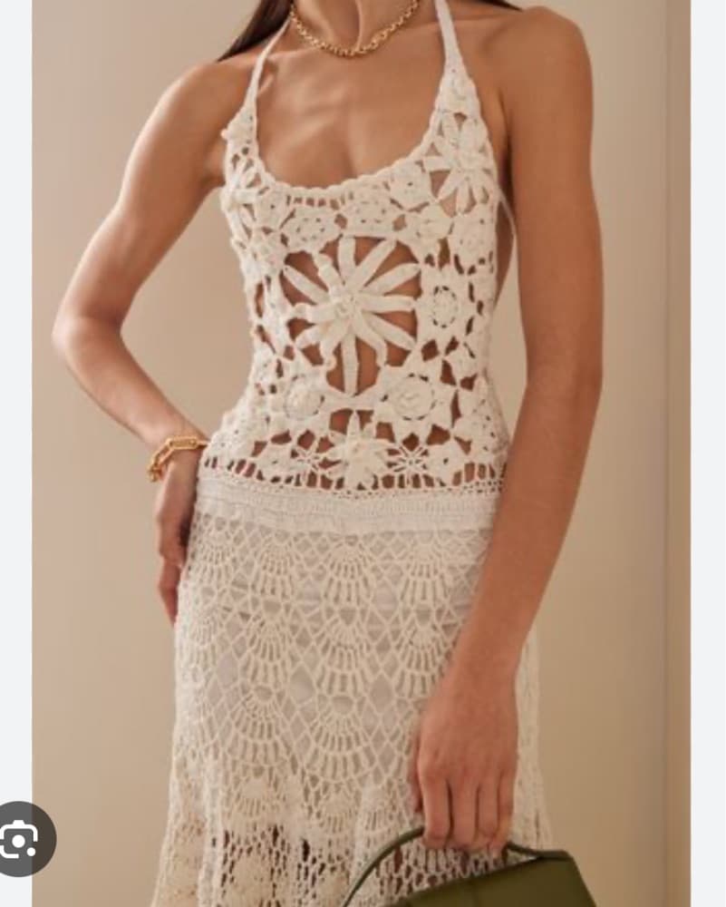 Akoia Fernanda Crochet Maxi Dress - Image 5