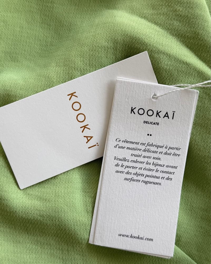 Kookai Alpha Rouched Mini Dress In Green - Image 4