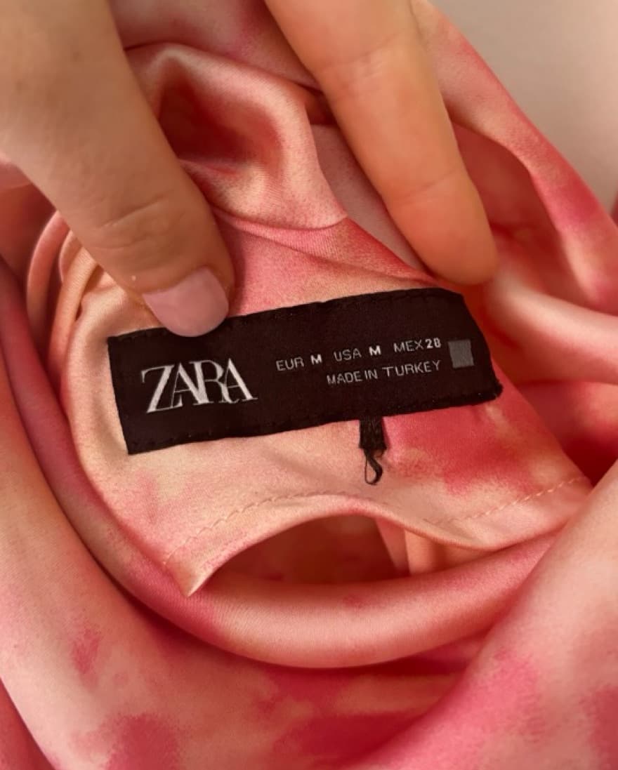 Pink Satin Zara Dress   - Image 6
