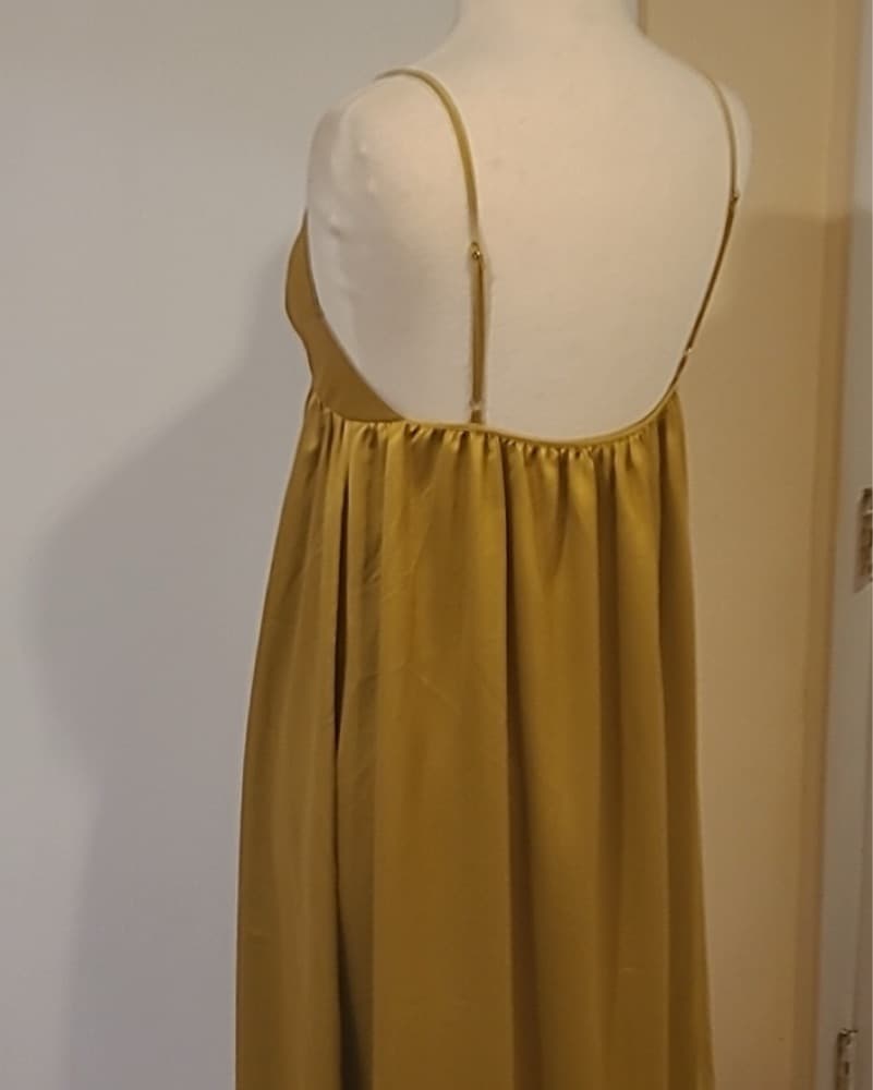 Caara Gold Midi Dress - Image 2
