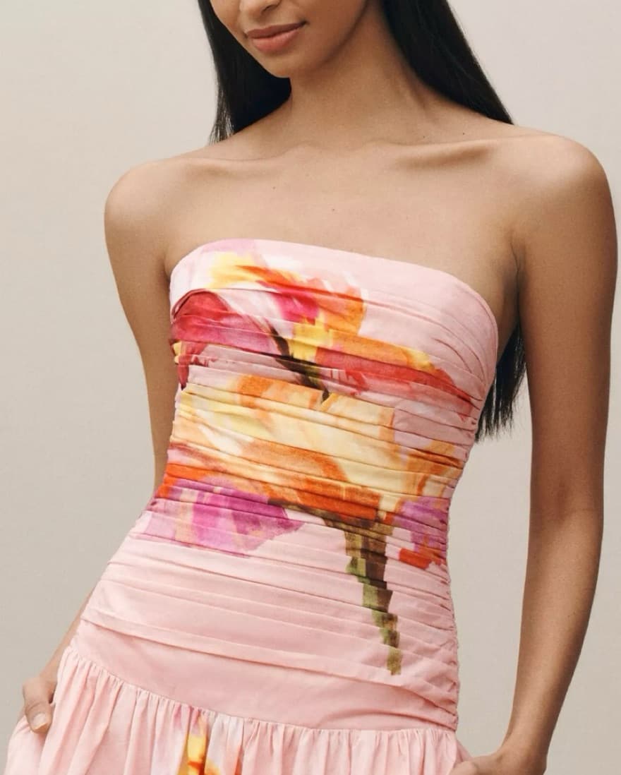 Nicholas theLabel Despina Strapless Dres - Image 4