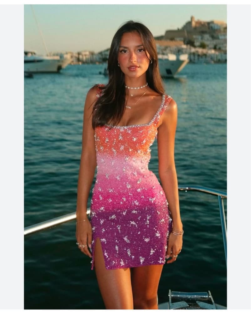 Clio Peppiatt Sunset Gradient Dress - Image 1