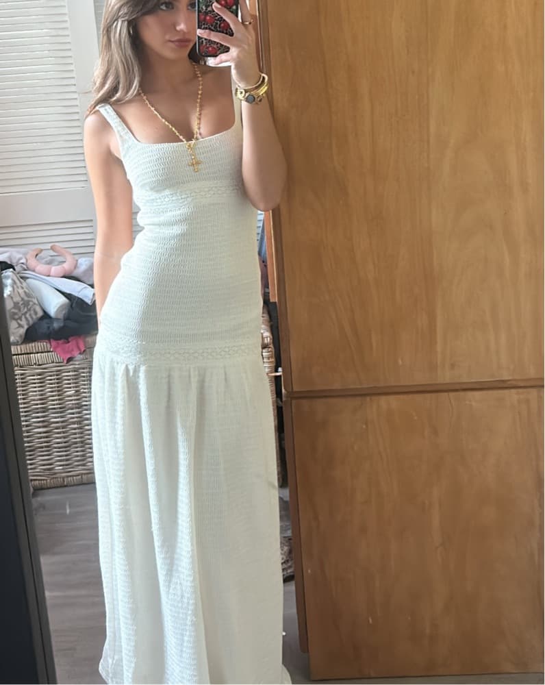 Peppermayo - Lyrical Maxi Dress Ivory  - Image 4