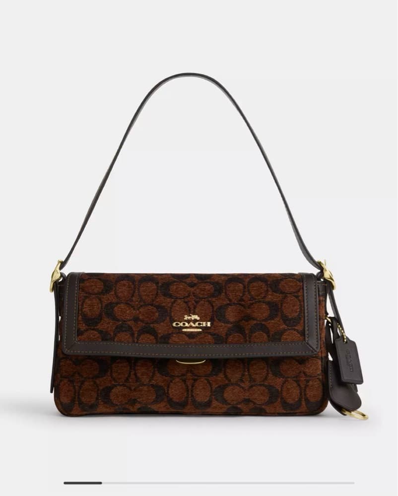 Etta Small Flap In Signature Chenille  - Image 1