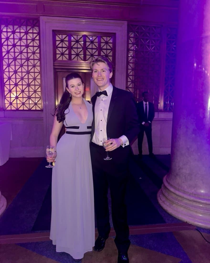 BCBG Lavender Gown - Image 2