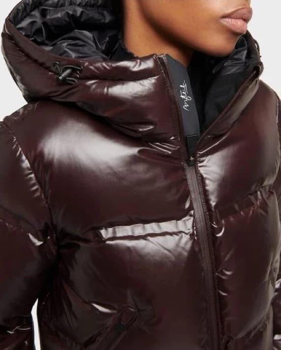 Brown Ski Jacket Small Puffer - Image 5