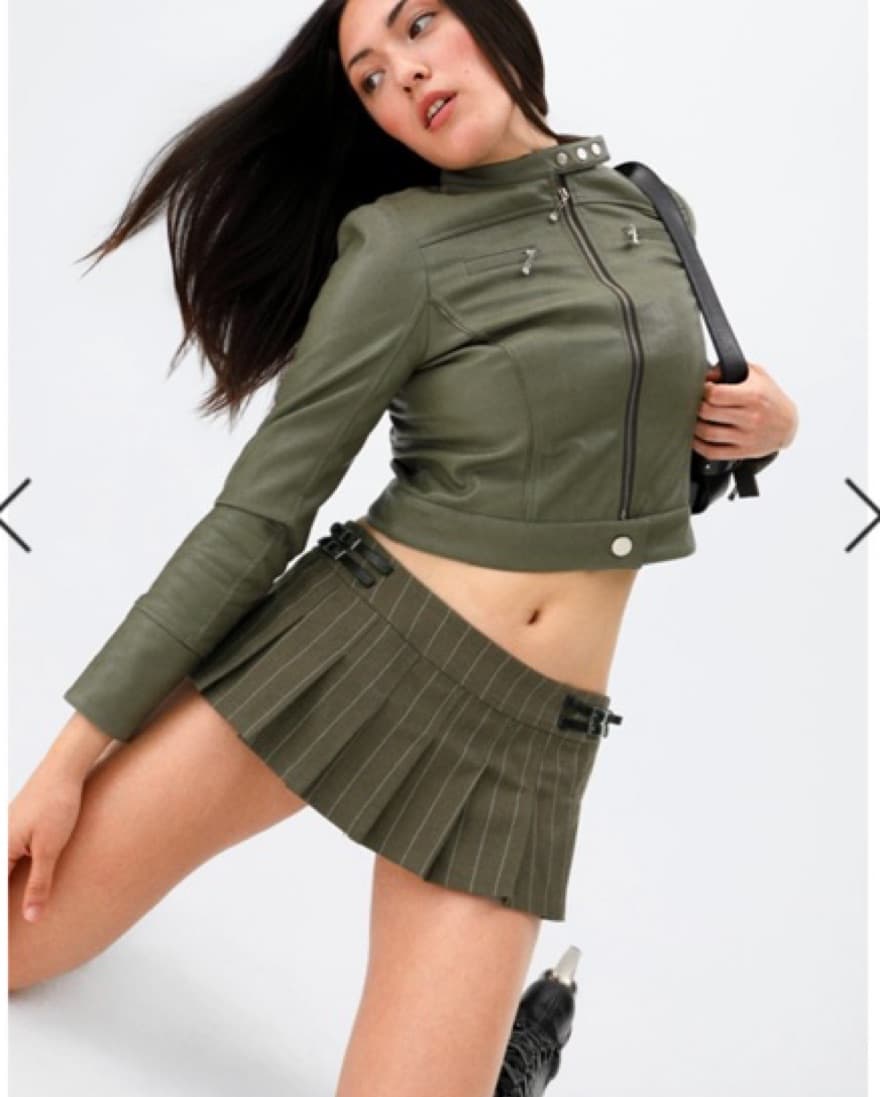 Miaou Moto Jacket Olive  - Image 3
