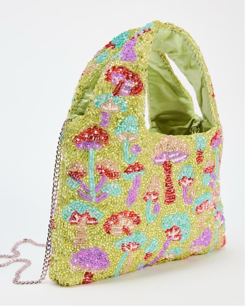 Zara Multicolor Beaded Mushroom Handbag  - Image 1