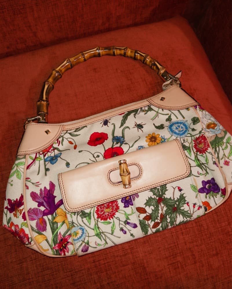 VINTAGE Gucci Bamboo Bag - Image 1