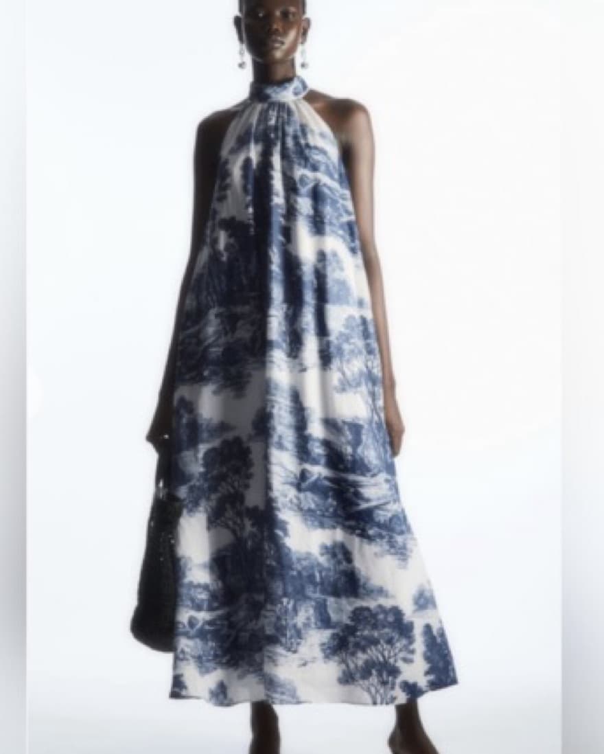 Cos Halterneck Toile Dress - Image 2