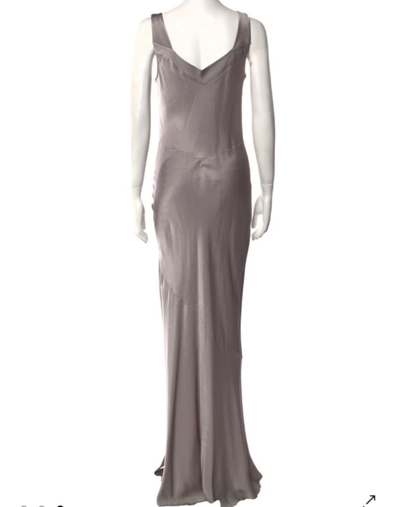 John Galliano Vintage Gown & Shawl - Image 3