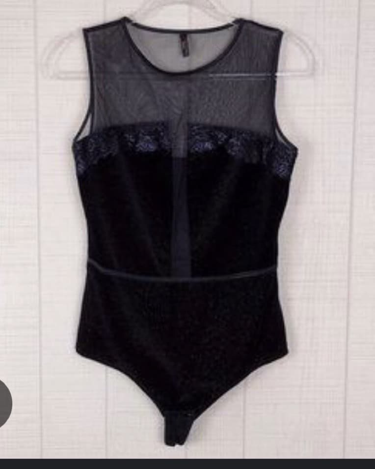 Intimissimi Velvet Sheer Bodysuit - Image 2