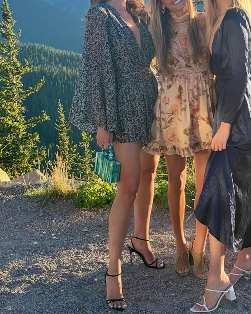 Sabina Musayev Belted Long Sleeve Romper - Image 3