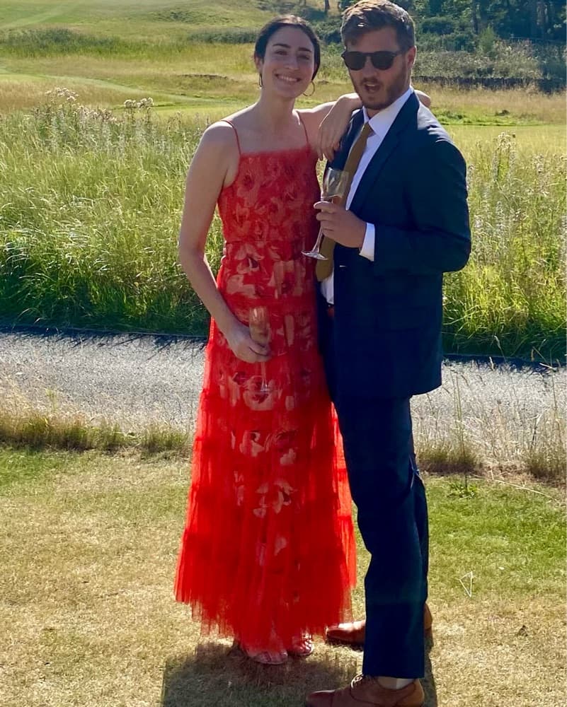 Red Tiered tulle Maxi Dress  - Image 3