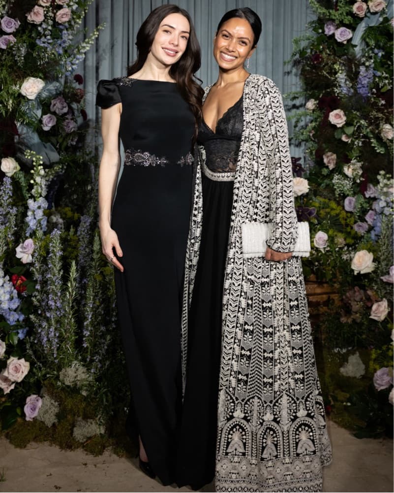 Marchesa Notte Black Evening Gown - Image 5