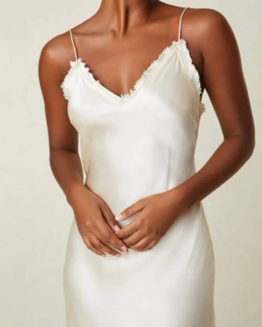 LoveShackFancy Silk Dress - Image 3