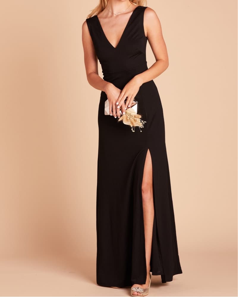 Birdy Grey Shamin Crepe Dress in Black - Image 1