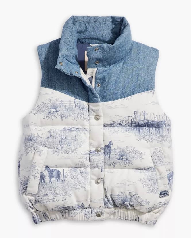 Levi’s Juno Western Puffer Vest - Image 3