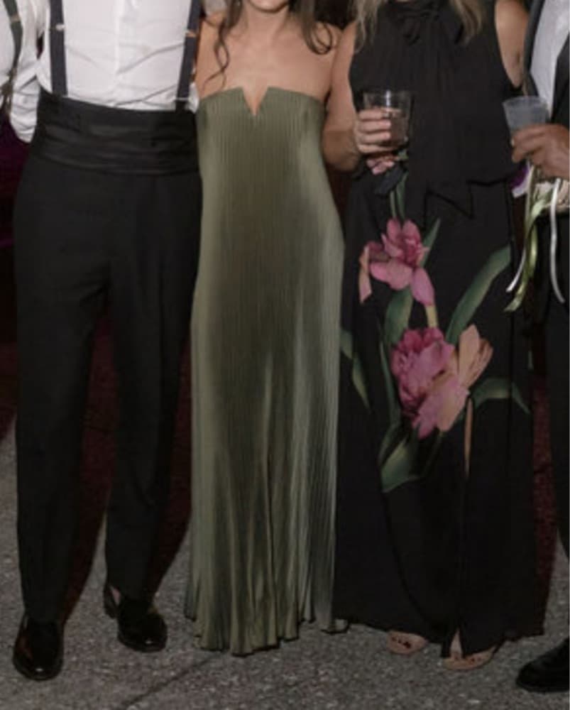 L’idèe black Tie Gown - Moss  - Image 1