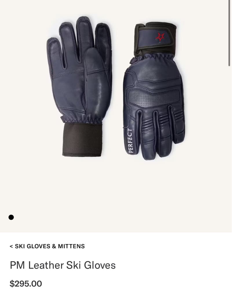 Perfect Moment Navy PM Ski Gloves - Image 1