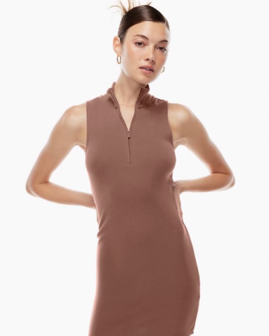 Aritzia Sunday Best 1/2 Zip Dress - Image 3