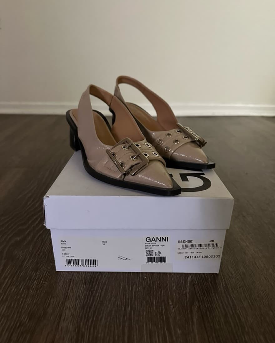 Buckle Pointed Toe Heel - Image 4