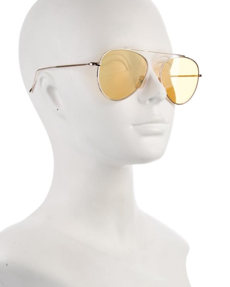 Yellow Illesteva Aviators  - Image 1