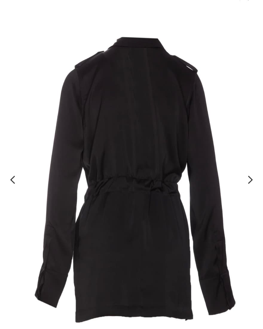 Saint Laurent Silk Blend Belt Dress - Image 2
