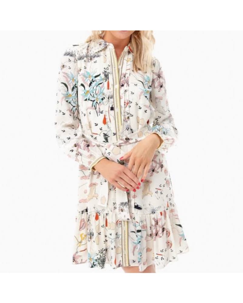 Whimsical Floral Printed Dress - Image 2